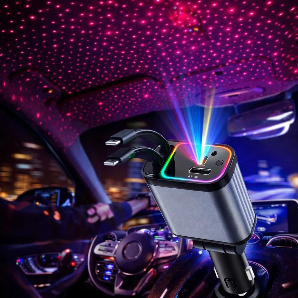 4in1 Fast Car Charger - Starlight
