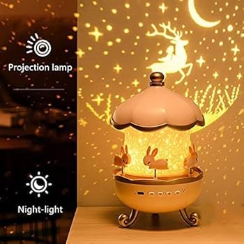 Bunny Carousel Night Light Projector