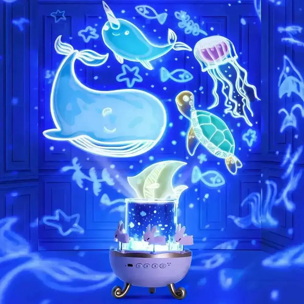 Bunny Carousel Night Light Projector