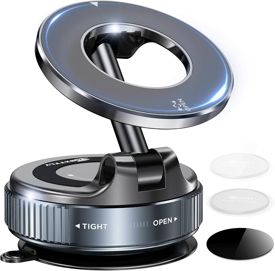 Vacuum Suction Magnetic Phone Holder