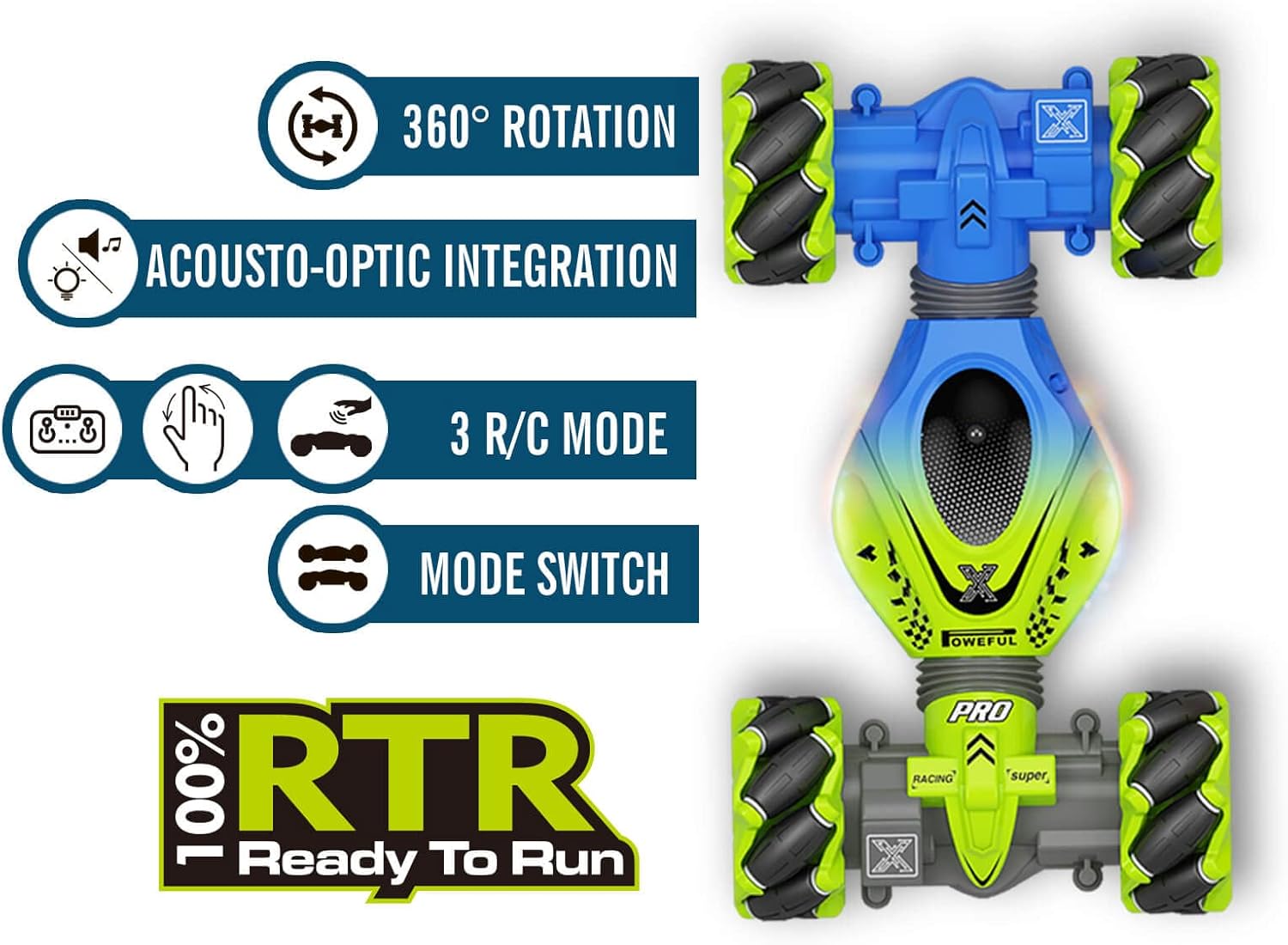 Gesture Sensing RC Stunt Car