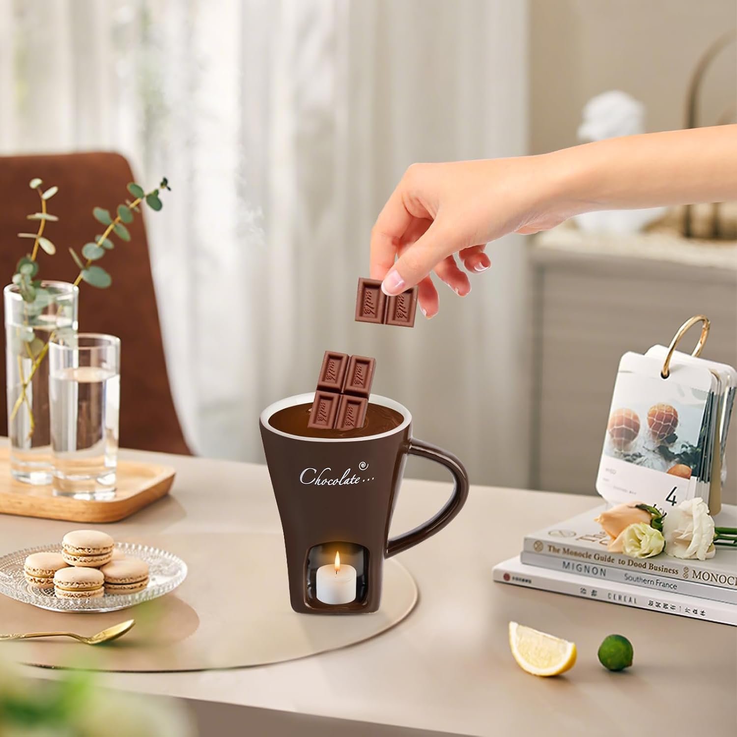 Ceramic Chocolate Fondue Mug