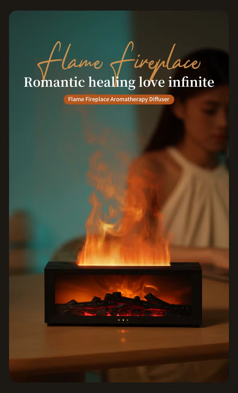 Flame Fireplace Aroma Diffuser