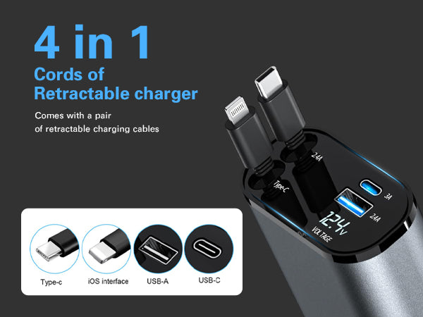 4in1 Fast Car Charger