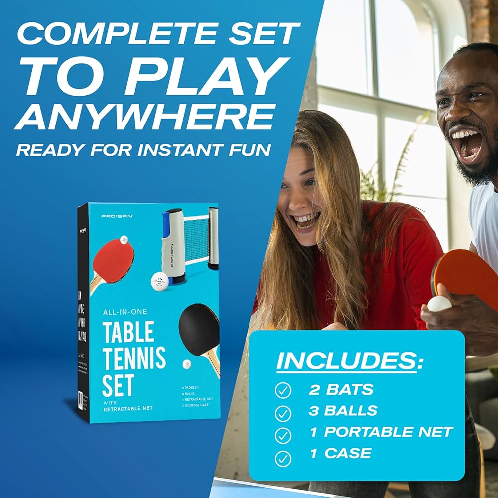 Portable Ping Pong Set