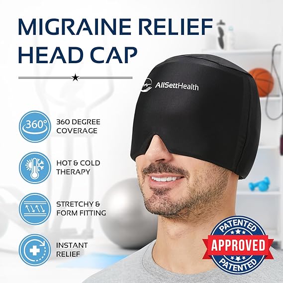 Headache and Migraine Relief Hat
