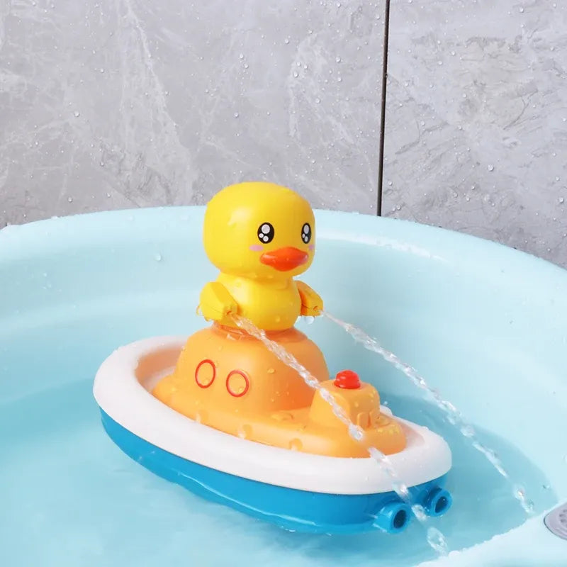 Electric Duck Boat Bath Toy