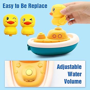 Electric Duck Boat Bath Toy